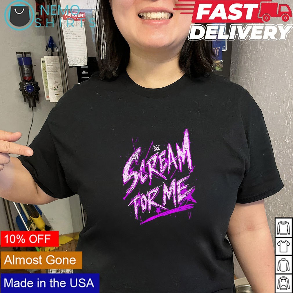 Paige scream for me shirt