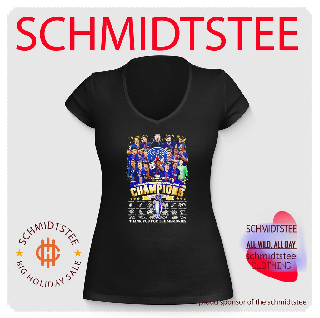 Paris Saint-Germain 2025-2026 Champions League Final thank you for the memories signatures shirt