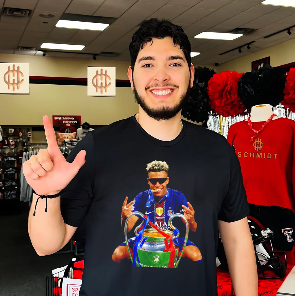 Paris Saint-Germain Trophy Throne Uefa League Champions 2025-26 shirt