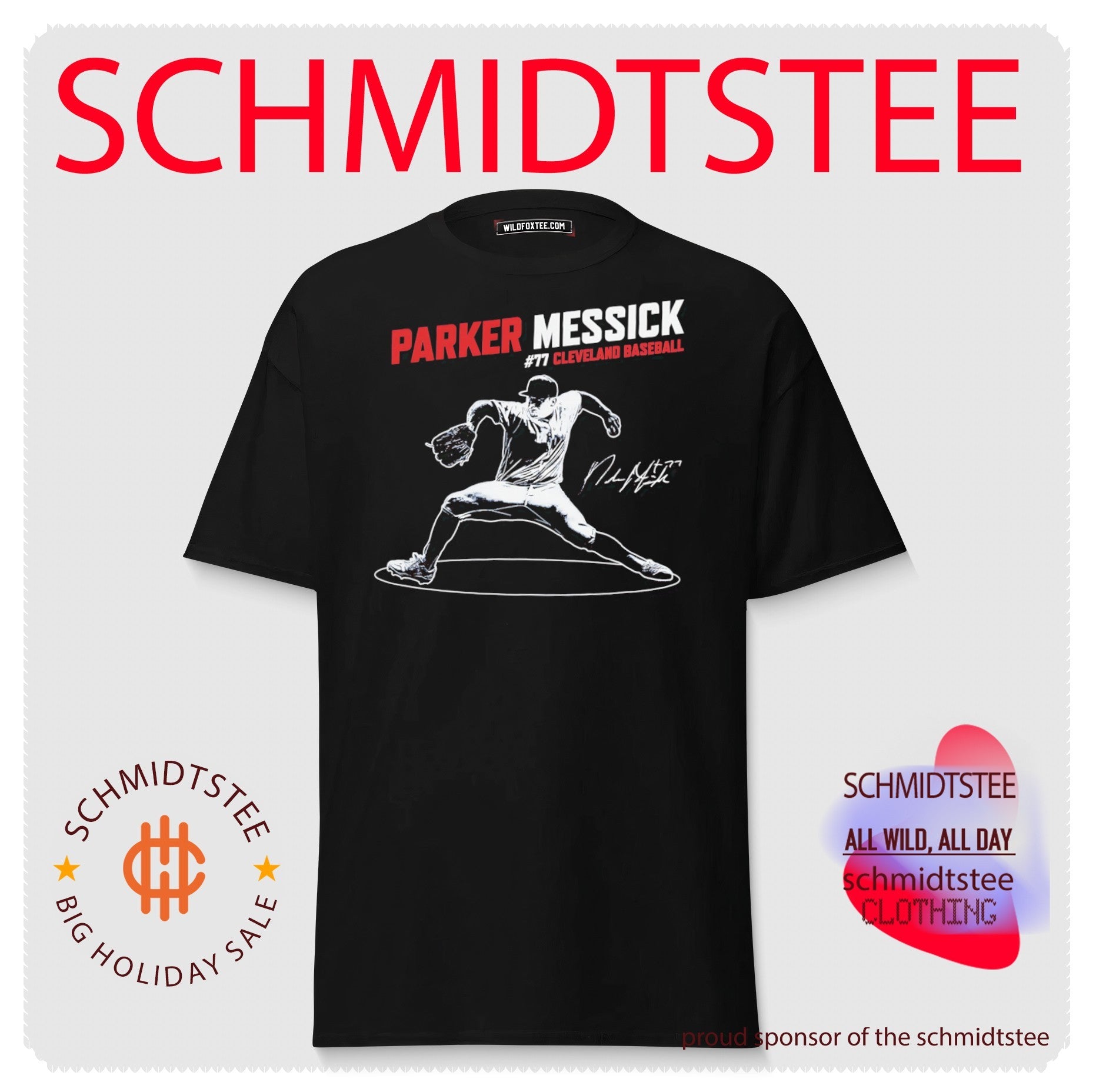 Parker Messick Cleveland Guardians signature vintage shirt