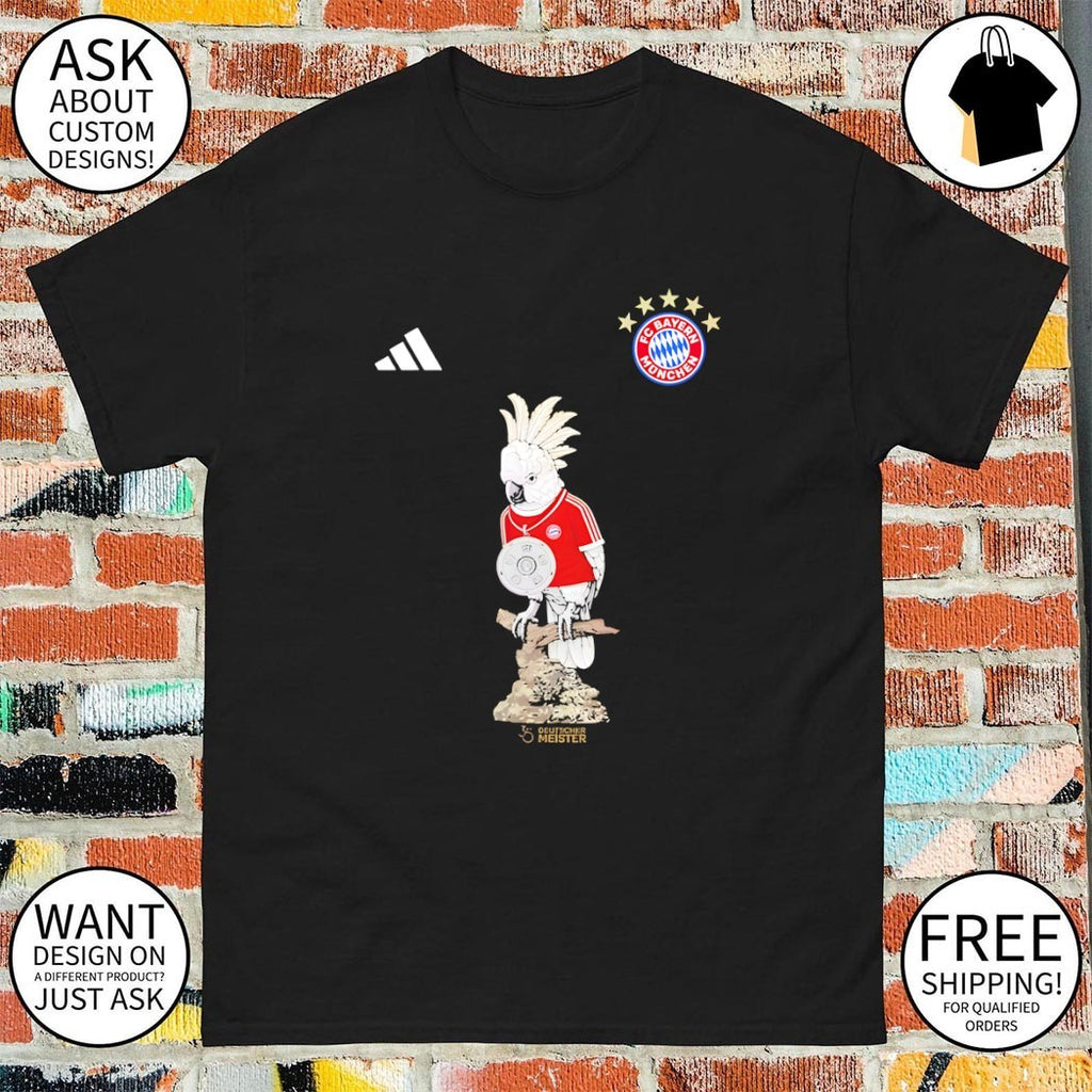 Parrot Bayern Munich FC Celebration 35 Deutscher Meister German Champions 2026 shirt