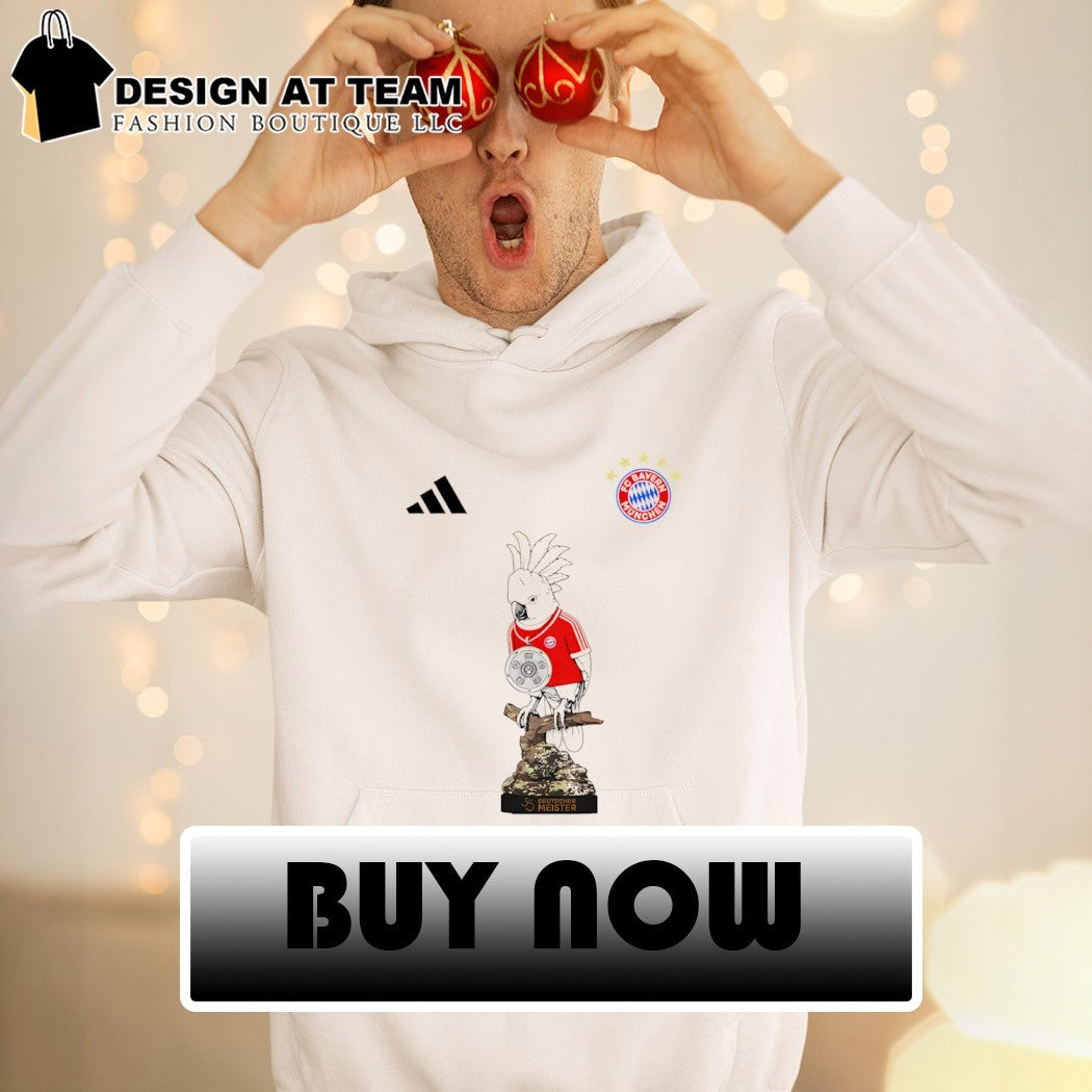 Parrot Bayern Munich FC Celebration Deutscher Meister German Champions shirt