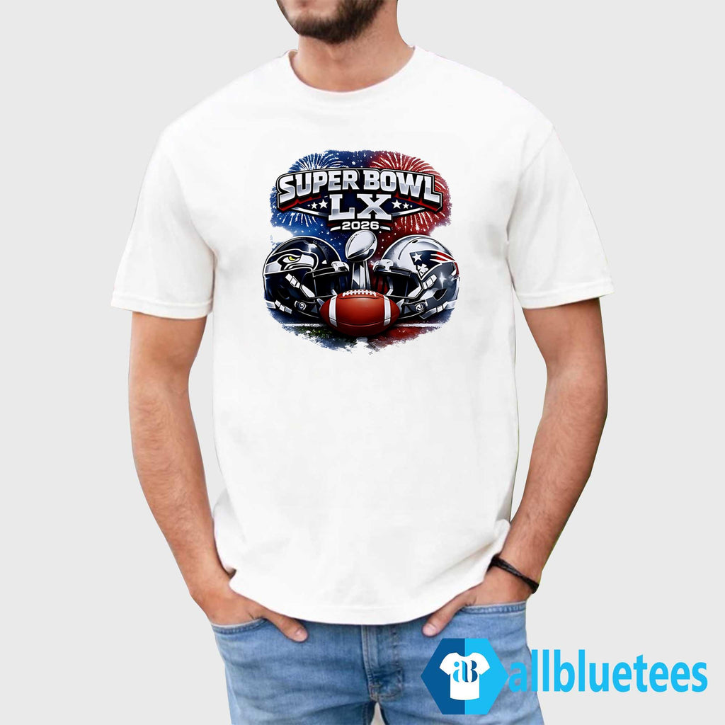 Seahawks Vs Patriots Super Bowl LX 2026 Shirt