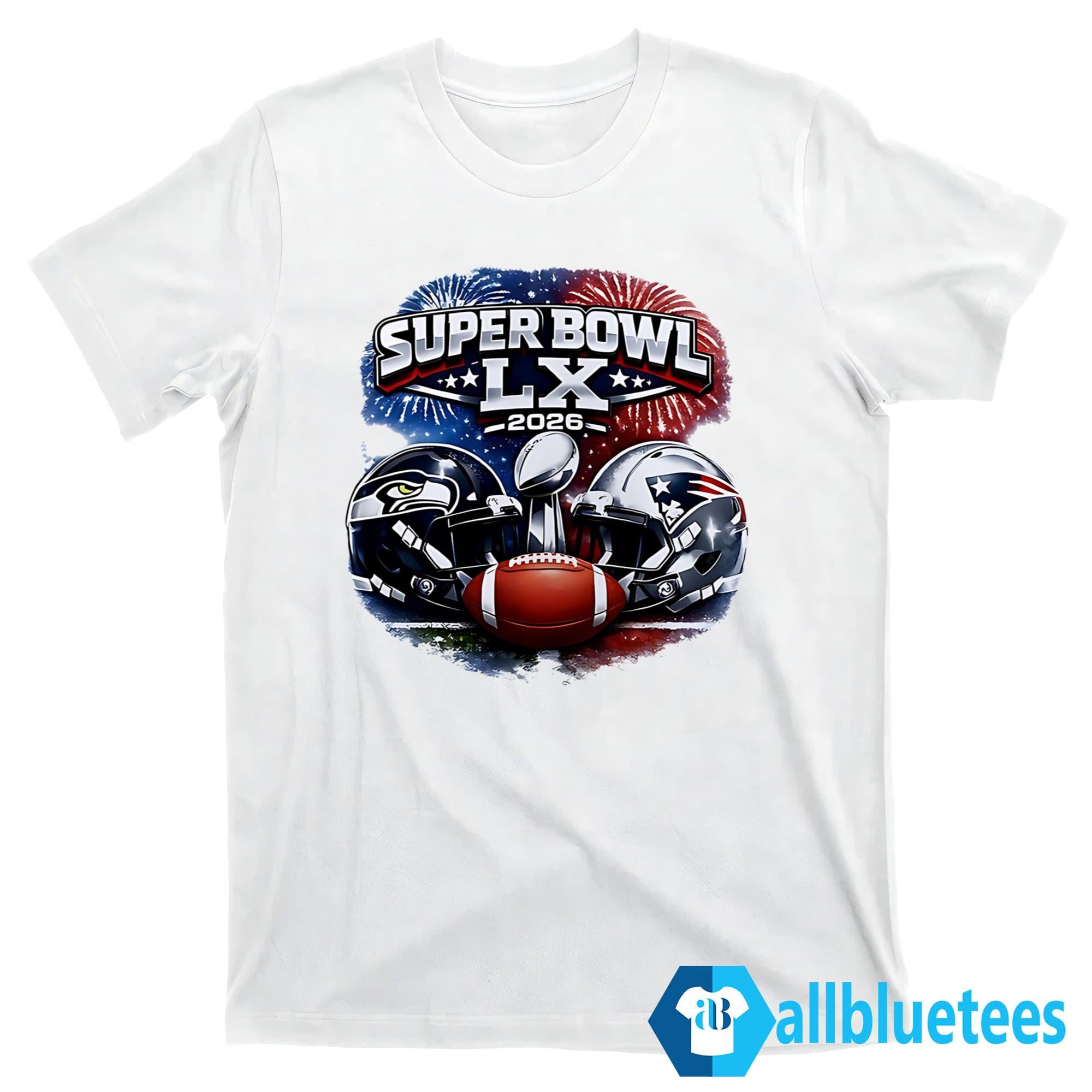 Seahawks Vs Patriots Super Bowl LX 2026 Shirt