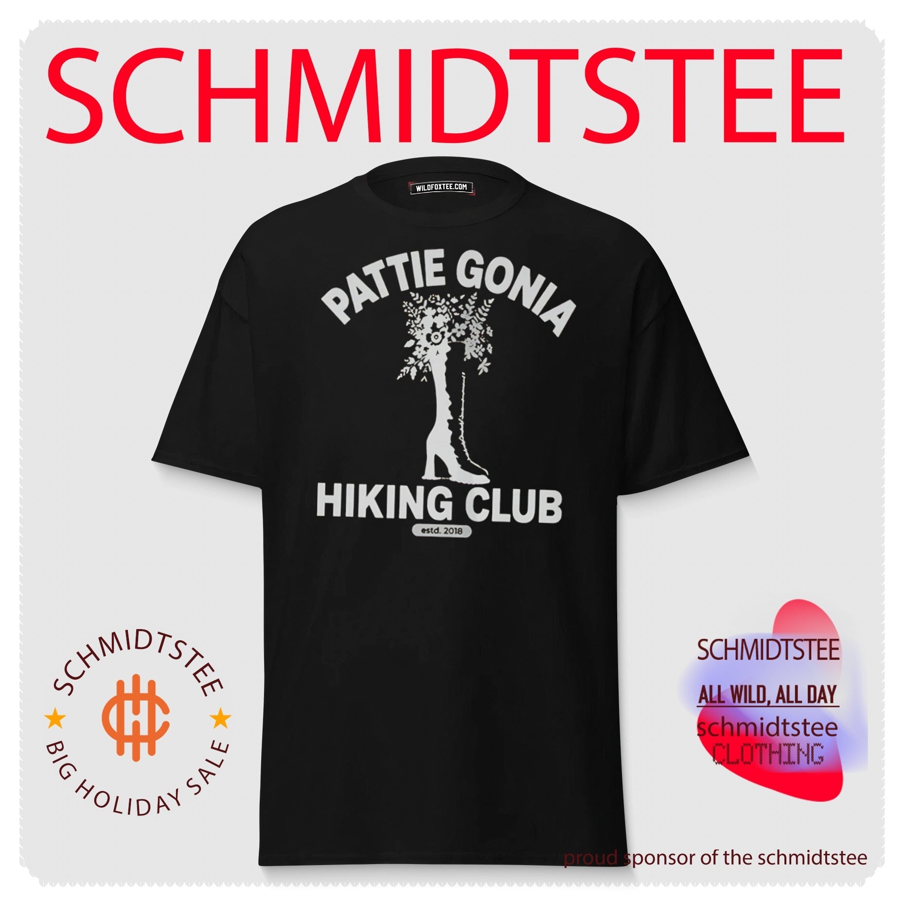 Pattie Gonia Hiking Club Boots shirt
