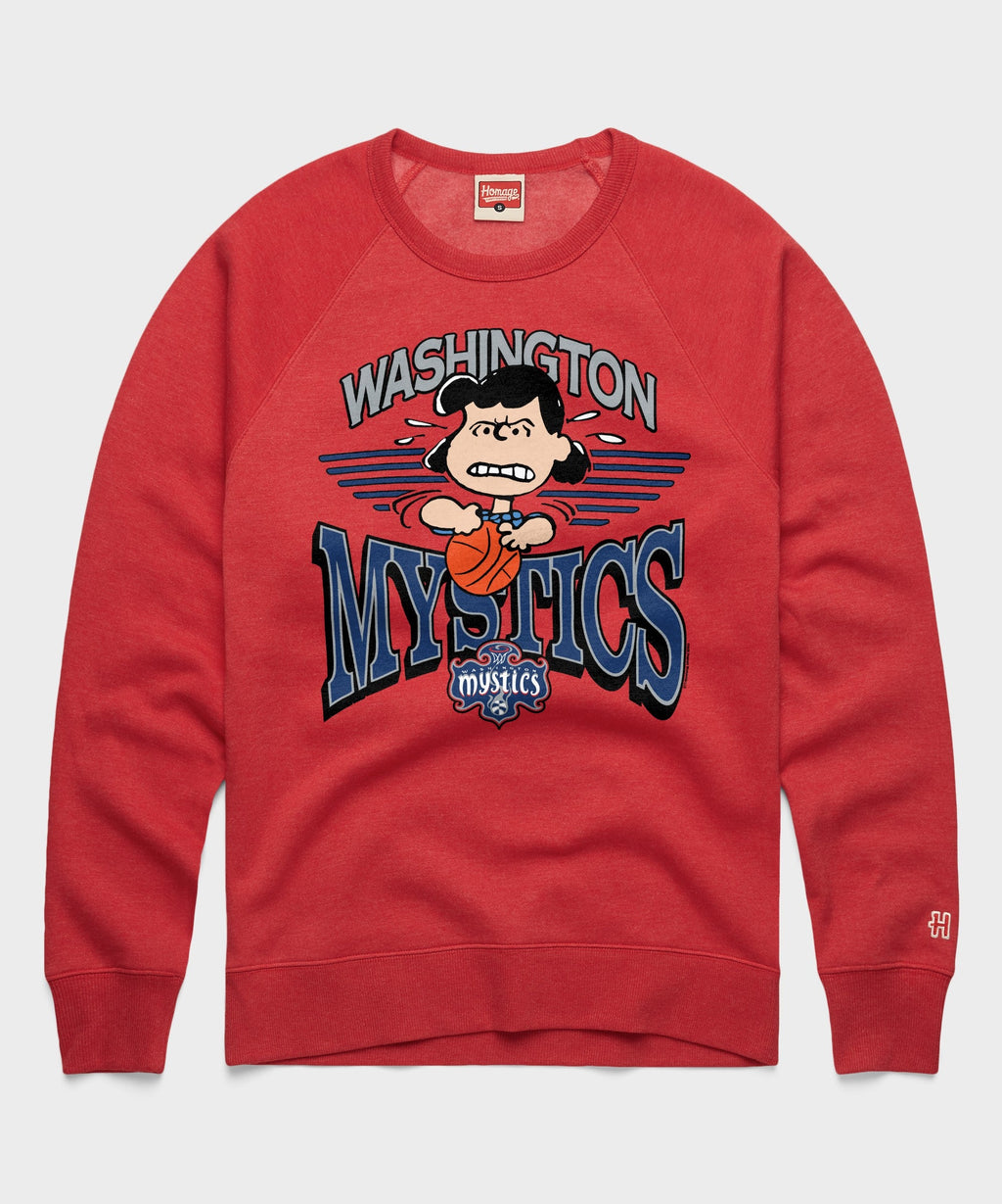 Peanuts Lucy x Washington Mystics Crewneck