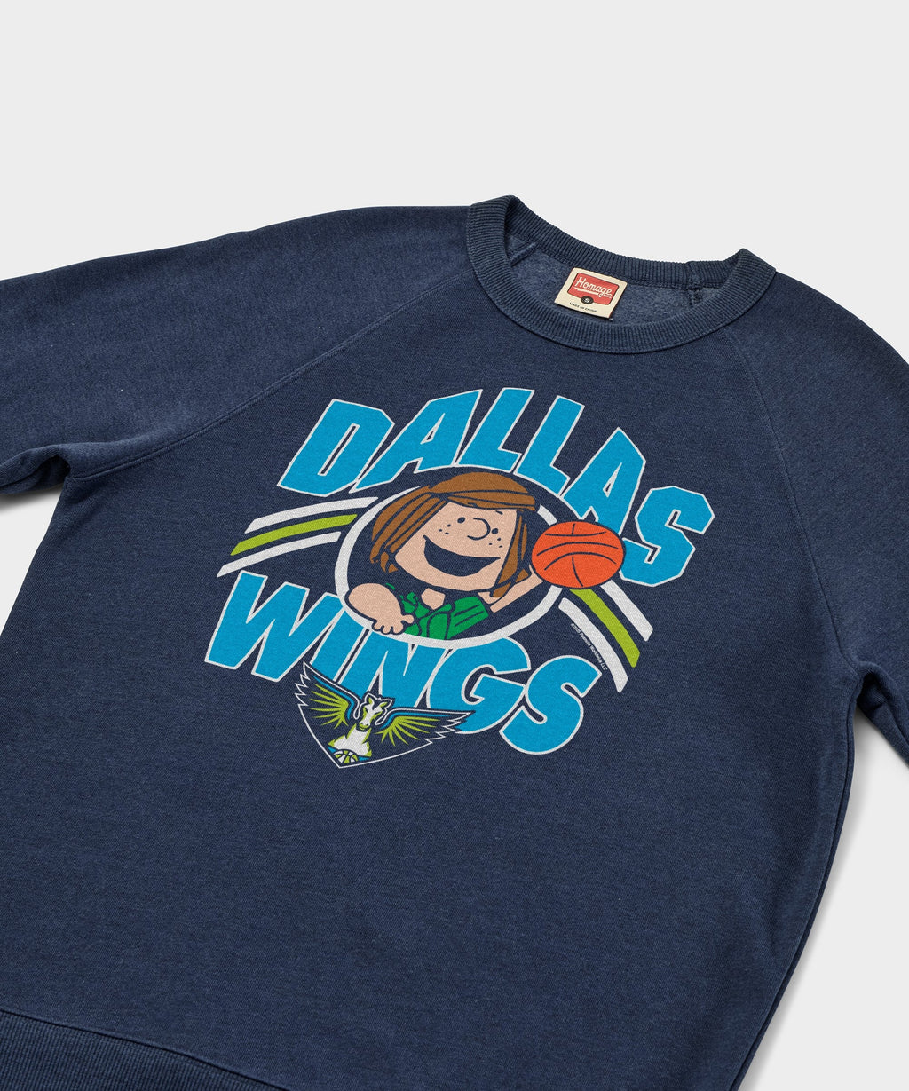 Peanuts Peppermint Patty x Dallas Wings Crewneck