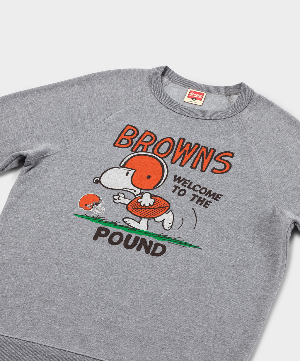 Peanuts x Cleveland Browns Welcome To The Pound Crewneck