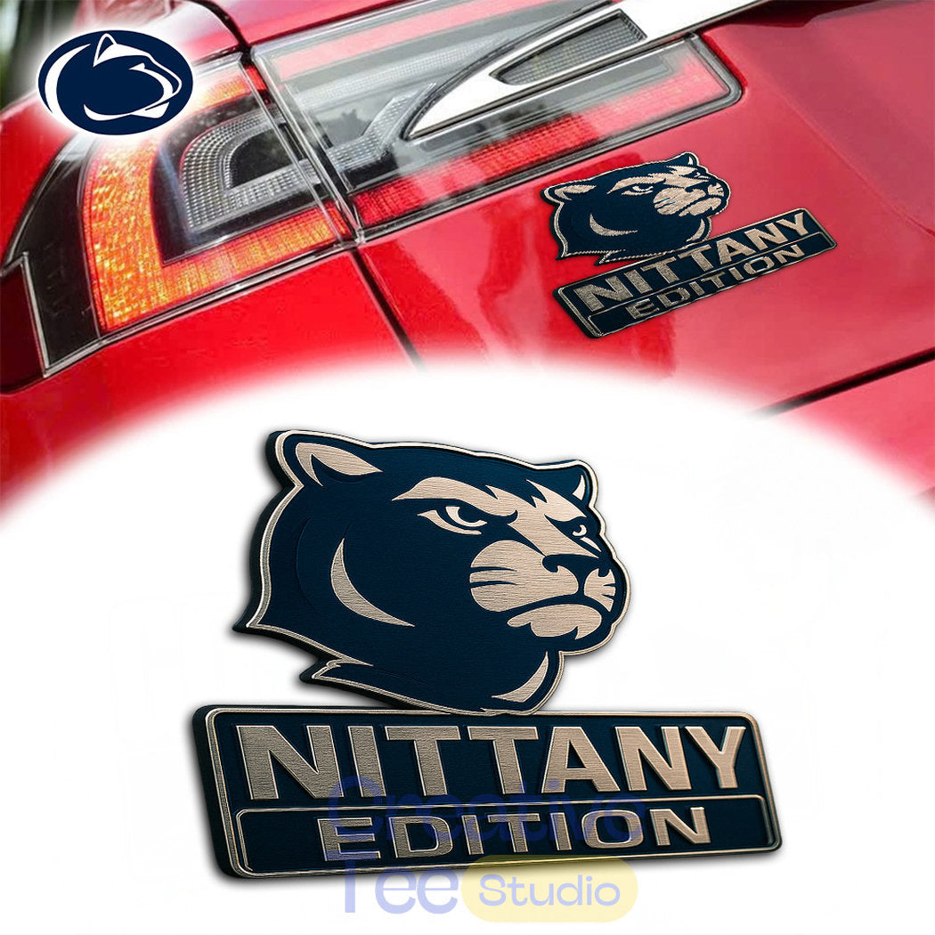 Penn State Nittany Lions Custom Car Name Badge