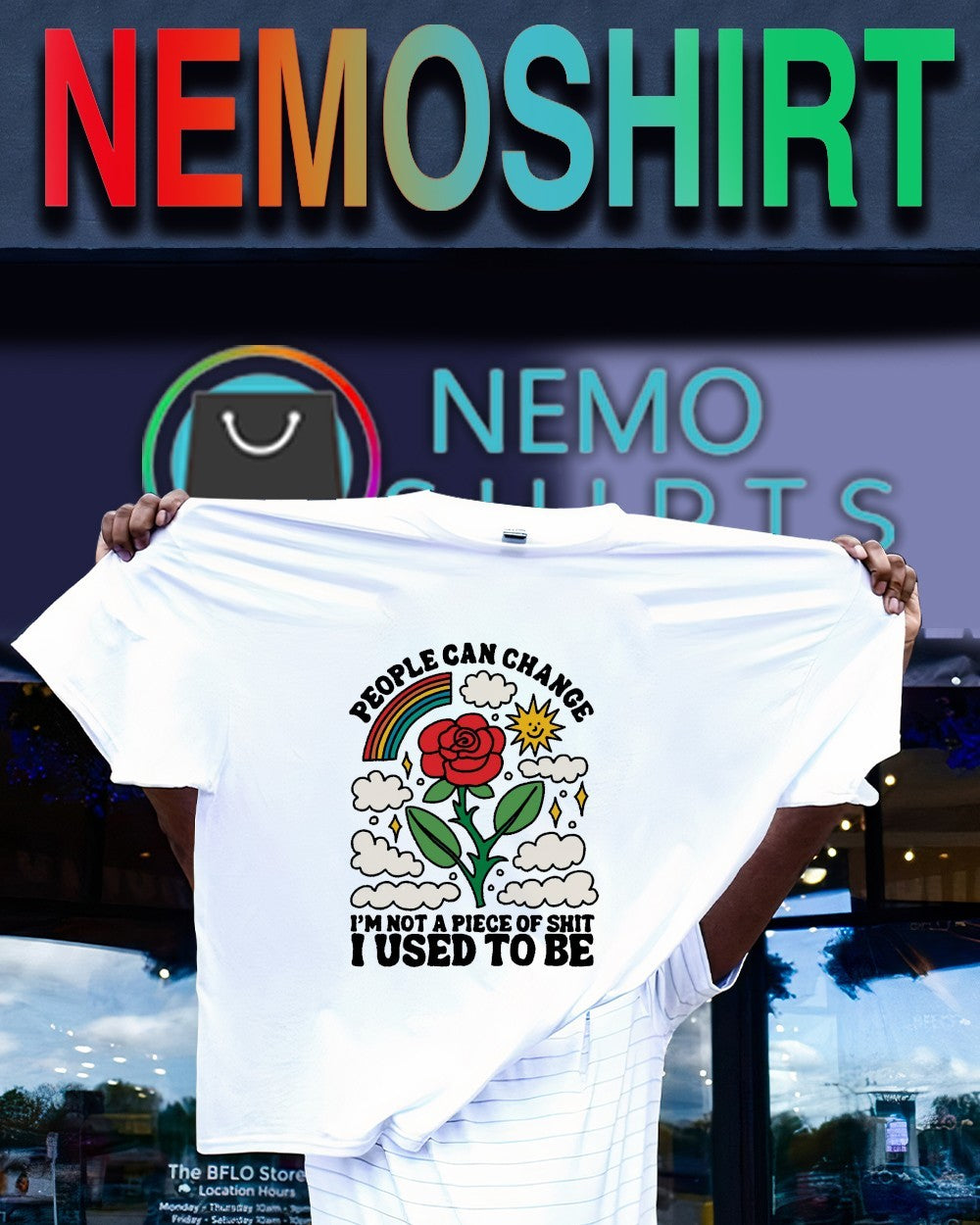 People can change I’m not a piece of shit I used to be shirt