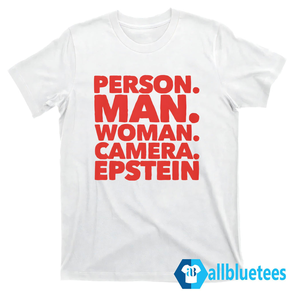 Person Man Woman Camera Epstein Shirt