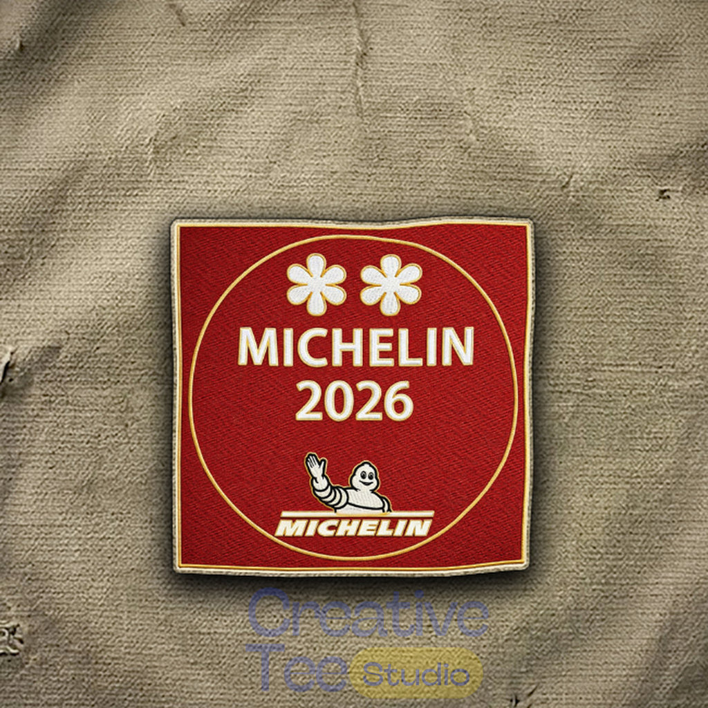 Personalized Michelin Star Iron-on Patch