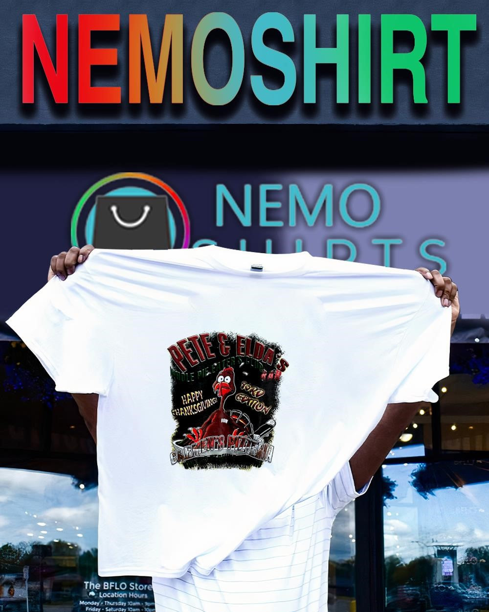 Pete and Elda’s Pizza 93 Edition Happy Thanksgiving shirt