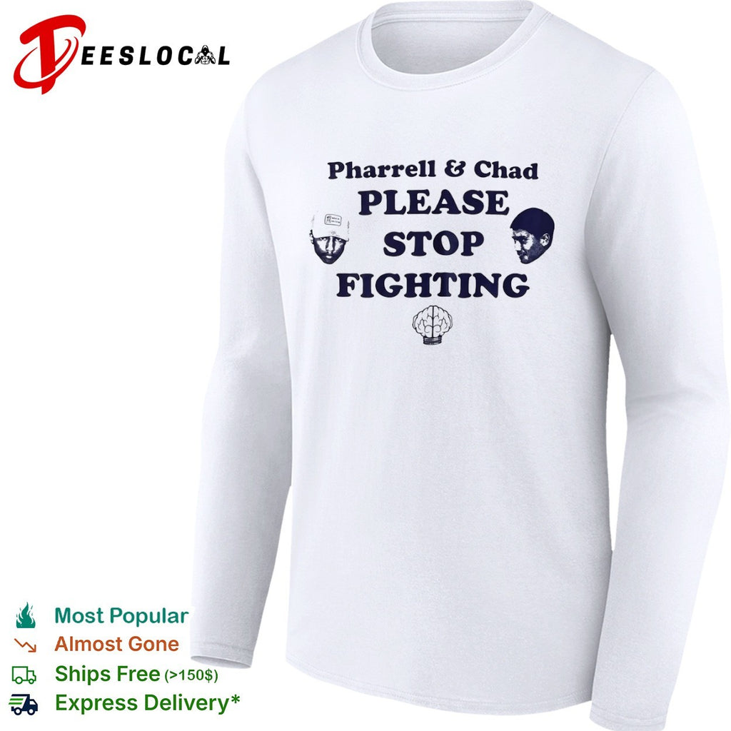 Pharrell Williams Chad Hugo The Neptunes please stop fighting shirt
