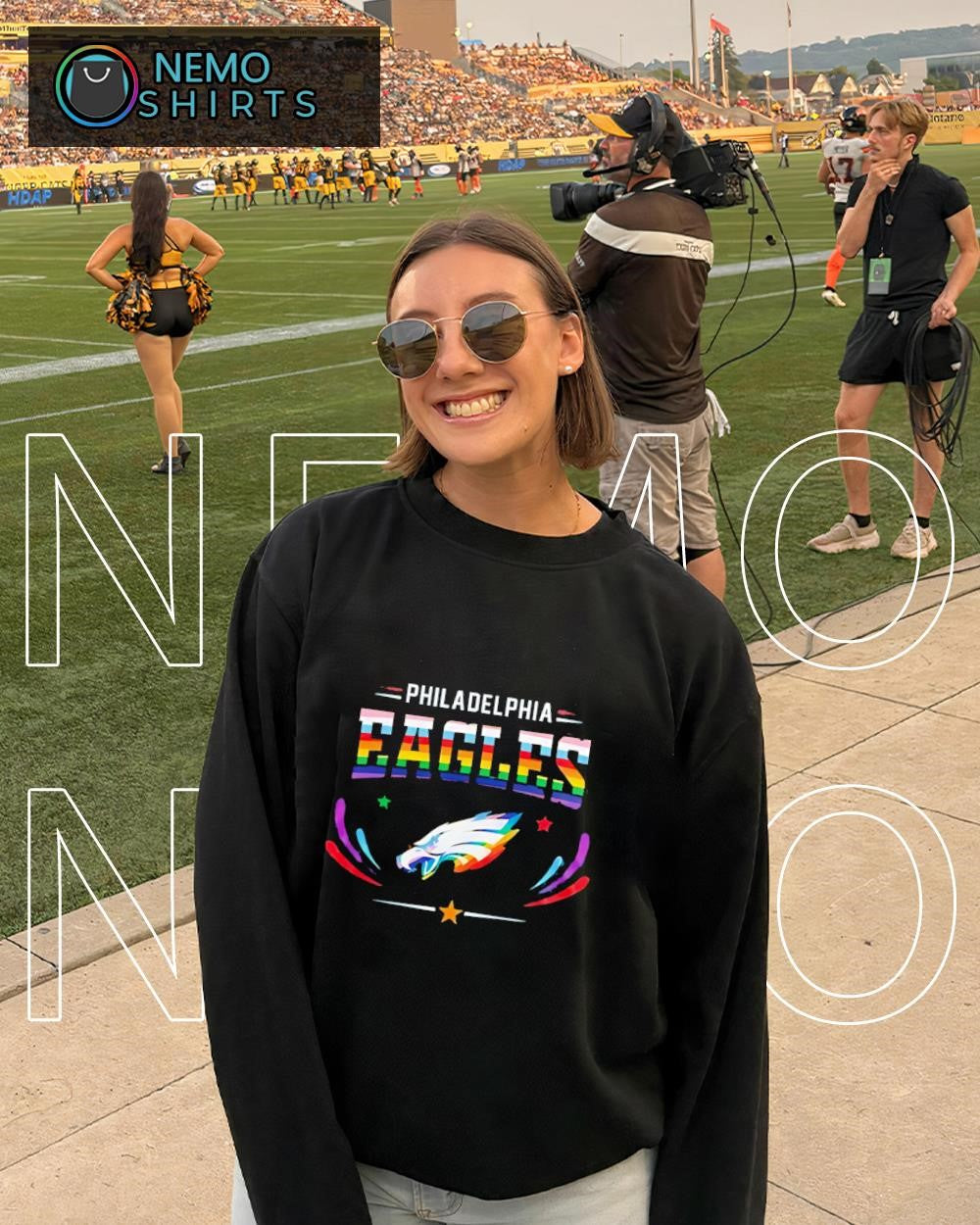 Philadelphia Eagles 2026 Pride LGBT logo shirt