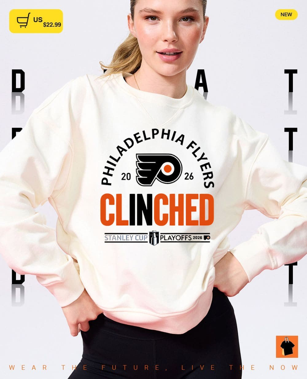 Philadelphia Flyers Hockey 2026 Stanley Cup Playoffs Clinched shirt