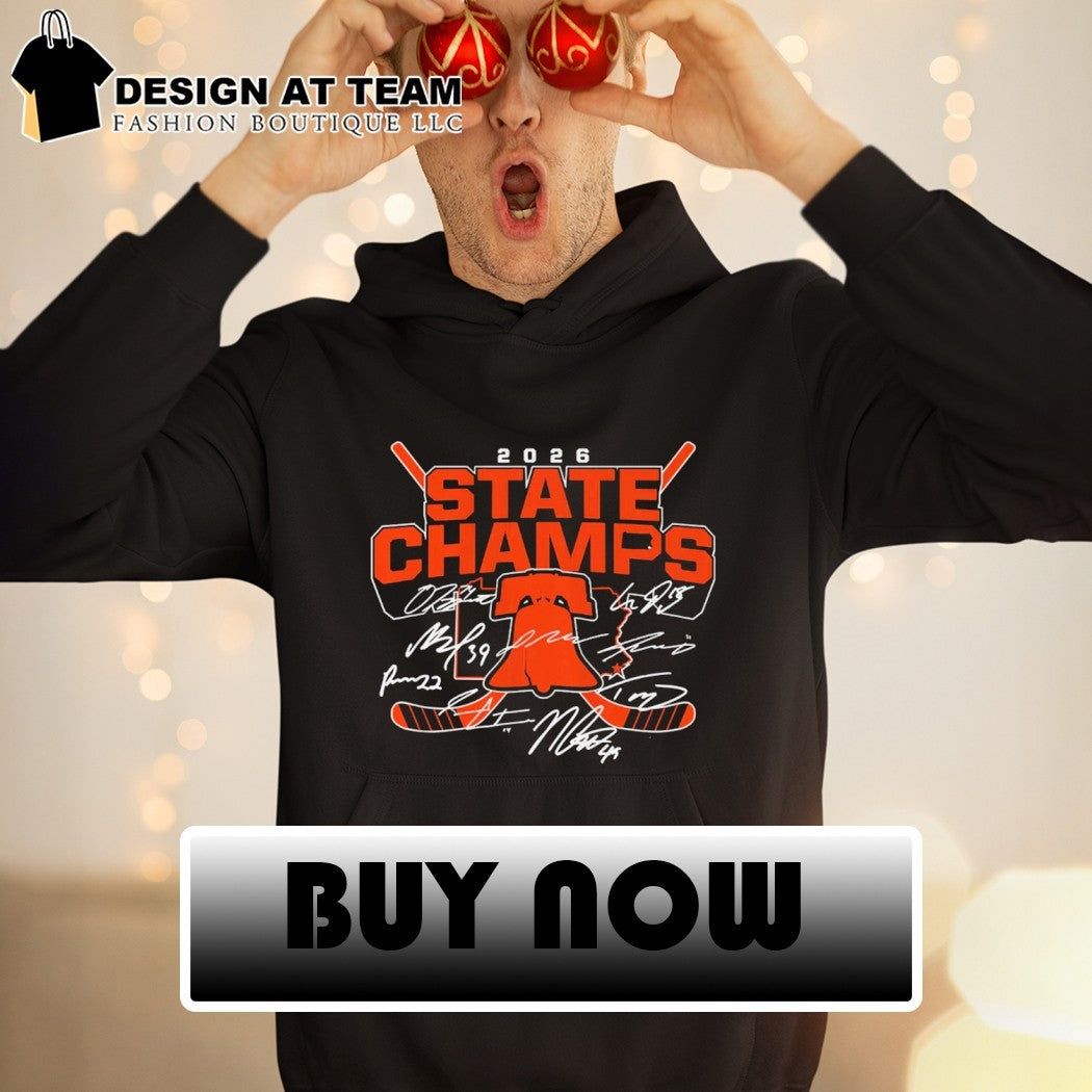 Philadelphia Flyers Hockey NHL 2026 State Champs signatures shirt