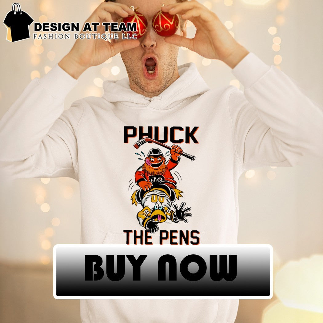 Philadelphia Flyers vs Pittsburgh Penguins mascot Phuck The Pens shirt