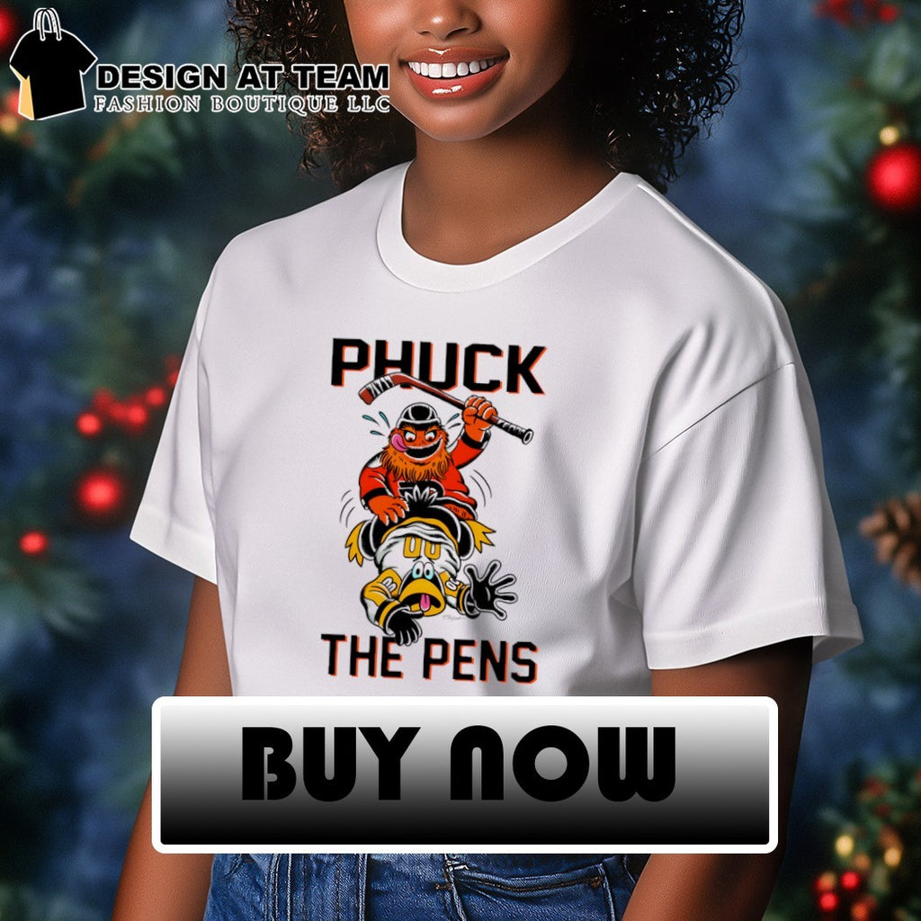 Philadelphia Flyers vs Pittsburgh Penguins mascot Phuck The Pens shirt