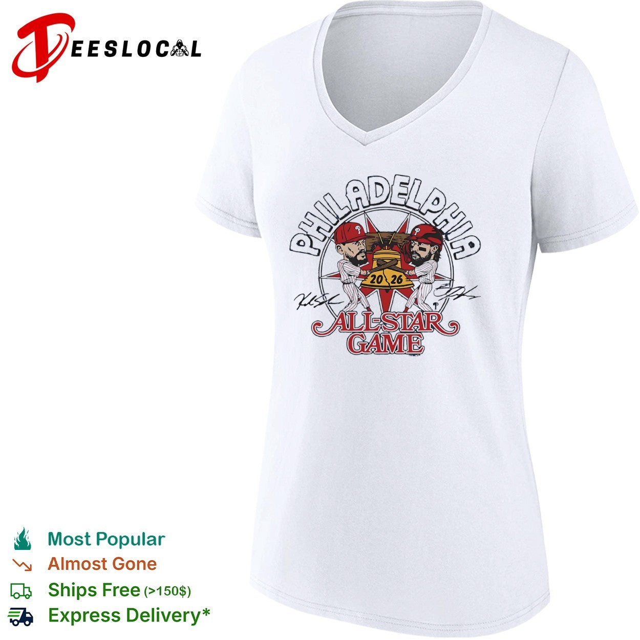 Philadelphia Phillies 2026 all star game bell players shirt