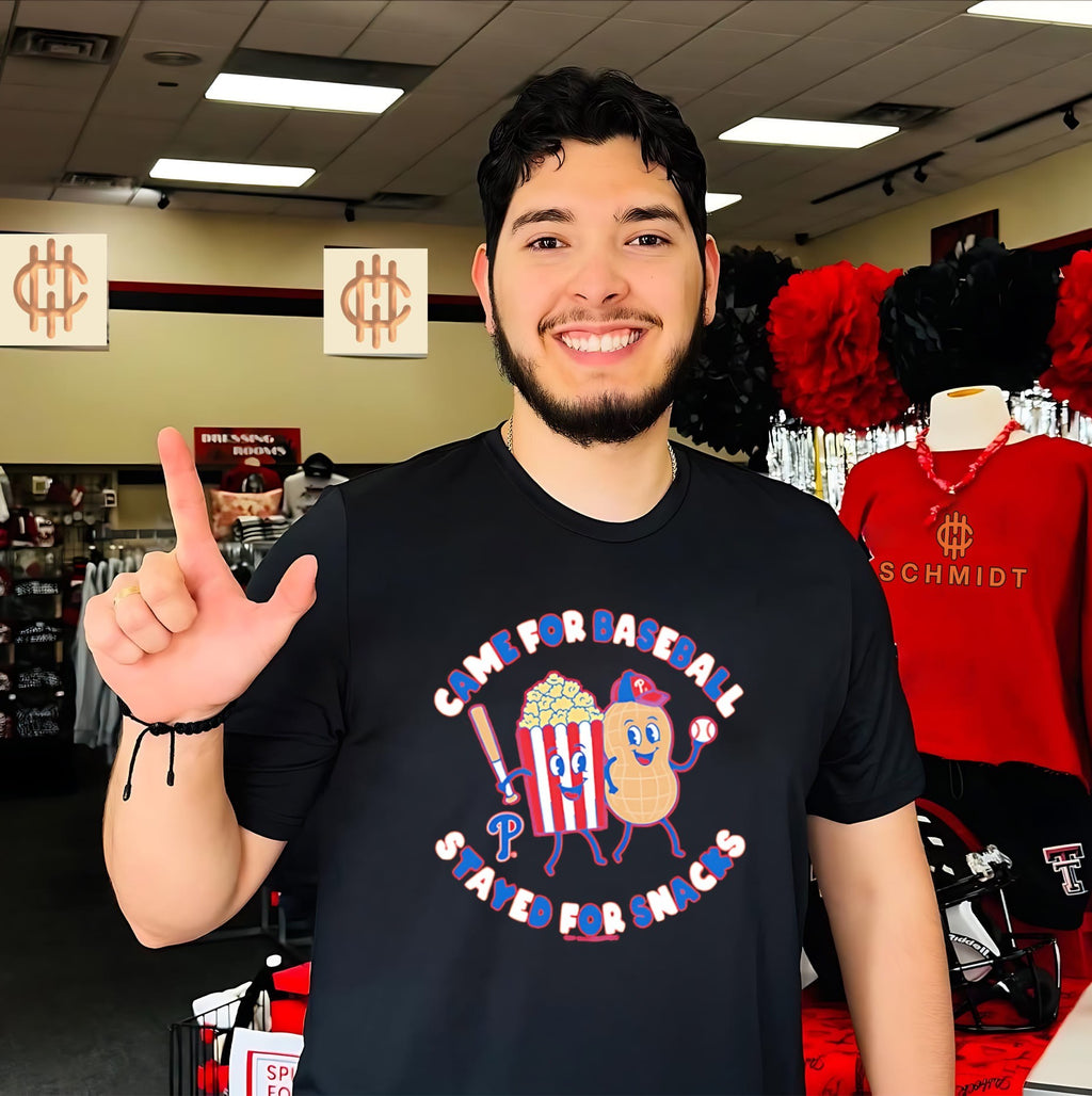 Philadelphia Phillies Came for Baseball Stayed for Snacks shirt