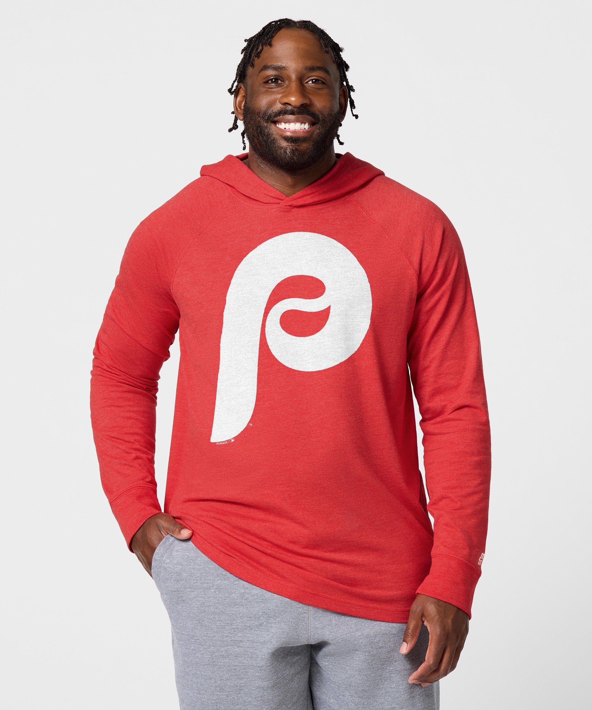 Philadelphia Phillies Cap Logo '70 Lightweight Hoodie