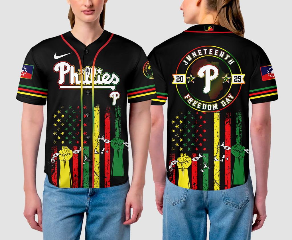 Philadelphia Phillies Juneteenth Day 2025 Jersey