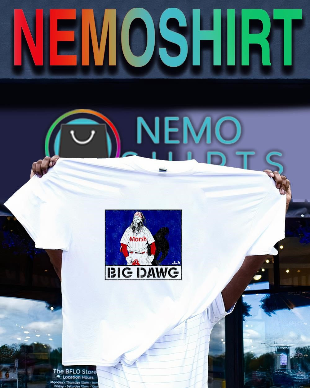 Philadelphia Phillies player Brandon Marsh big dawg shirt