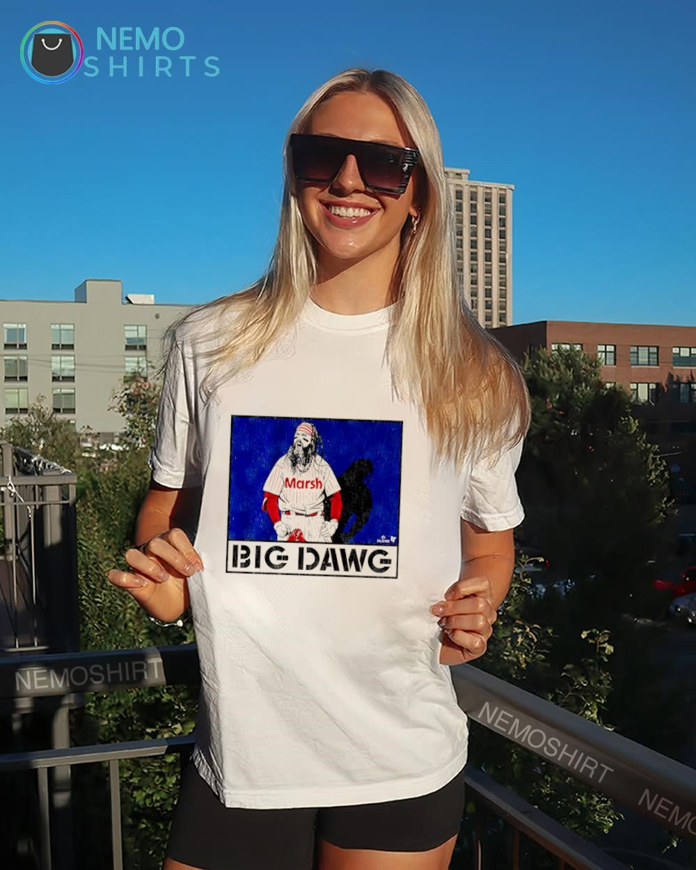 Philadelphia Phillies player Brandon Marsh big dawg shirt
