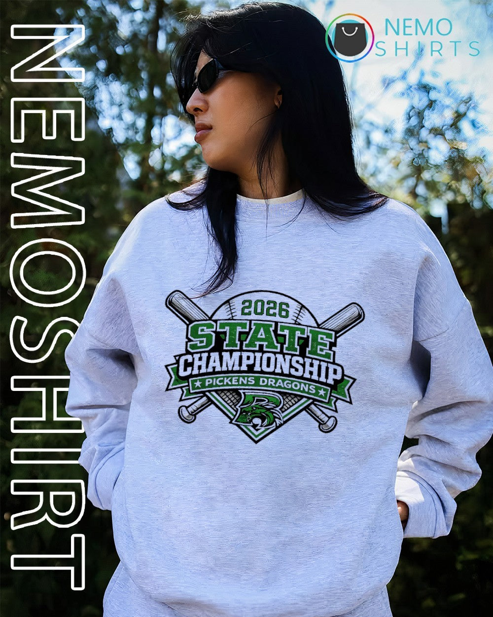 Pickens Dragons 2026 baseball state championship shirt
