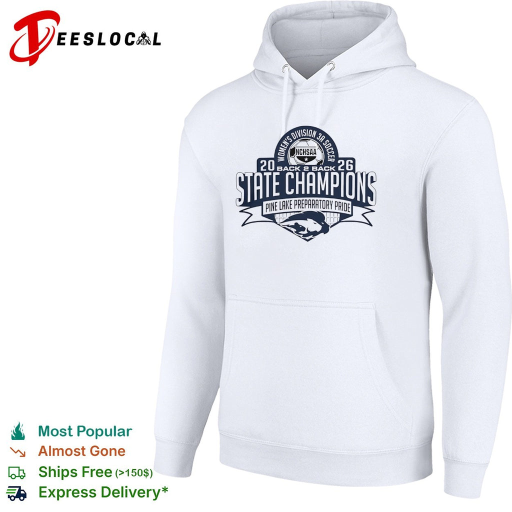 Pine Lake Preparatory Pride 2026 NCHSAA Division 3A Soccer State Champions shirt