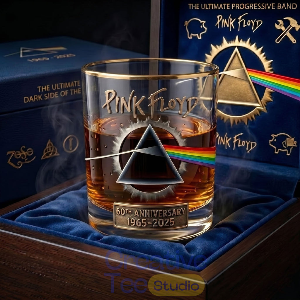 Pink Floyd 60th Anniversary Commemorative Whiskey Glass