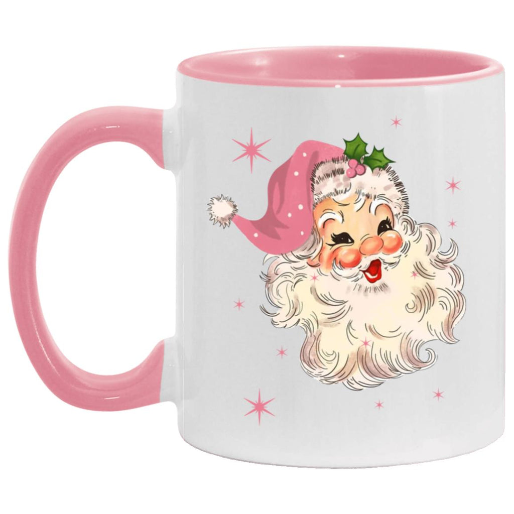 Pink Santa Mug