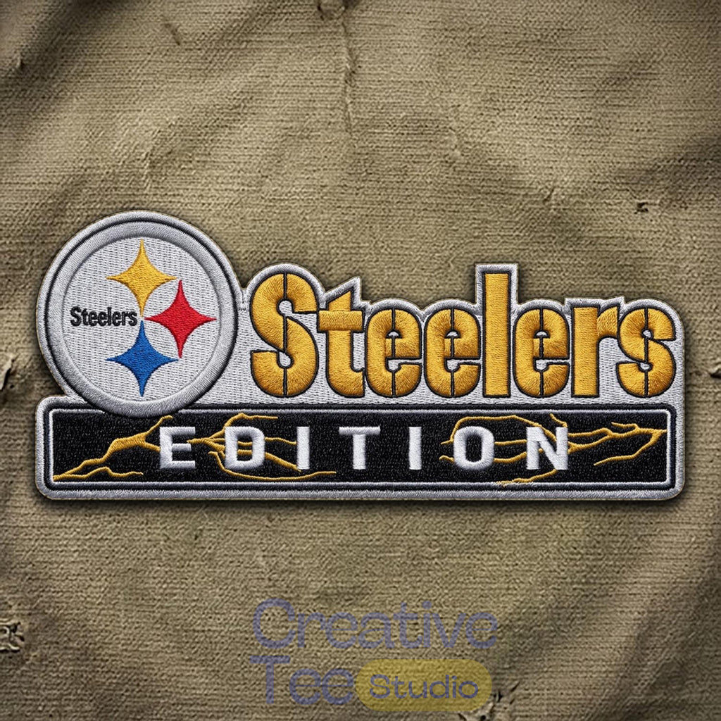 Pittsburgh Steelers Edition Embroidered Iron-On Patch