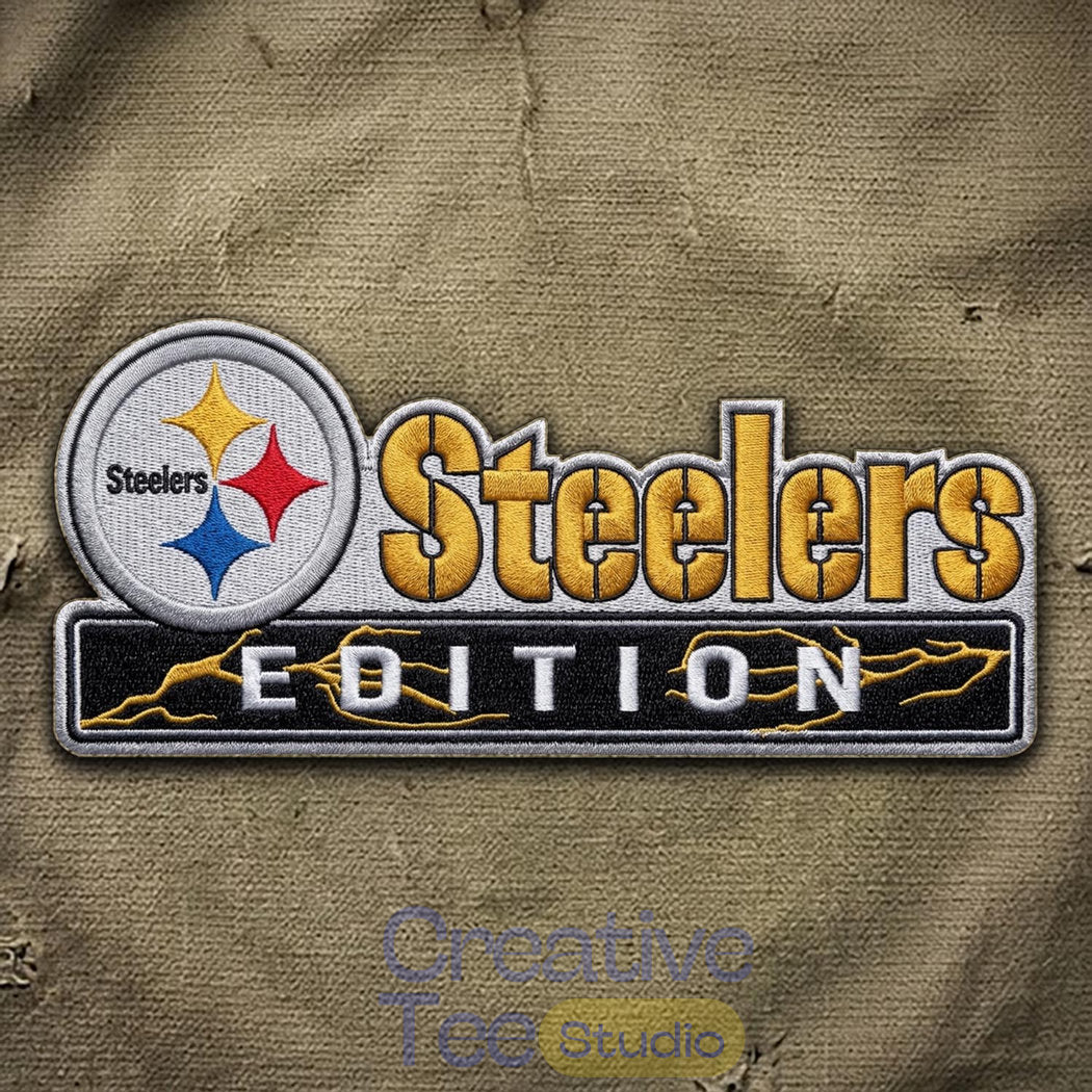 Pittsburgh Steelers Edition Embroidered Iron-On Patch