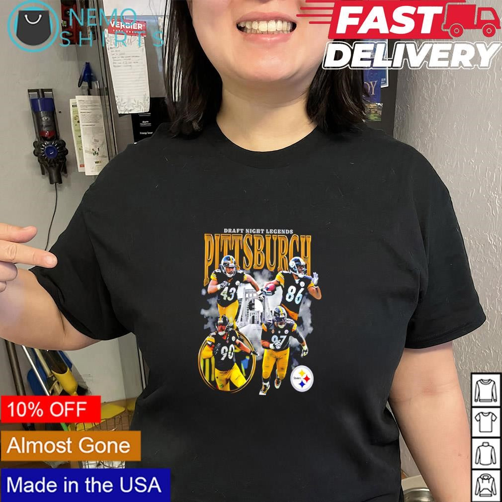 Pittsburgh Steelers draft night legends logo shirt