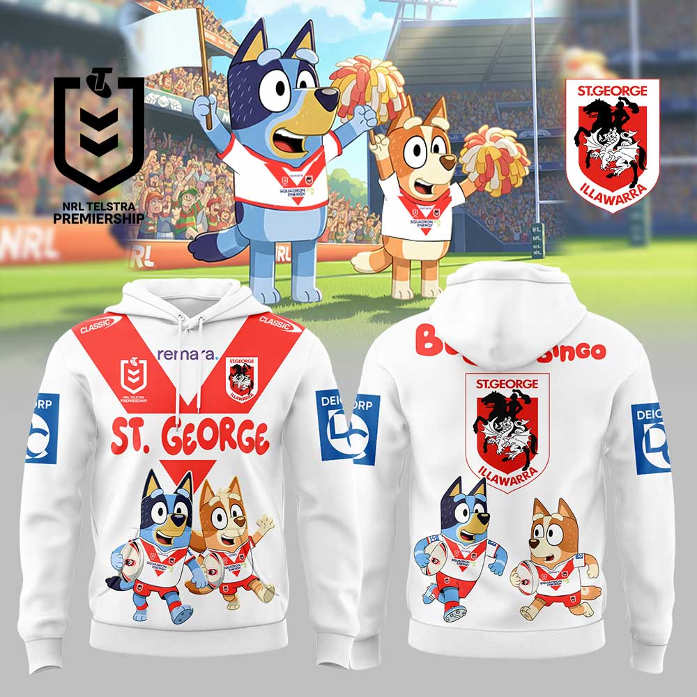 St. George Illawarra Dragons Bluey and Bingo Shirt, Hoodie