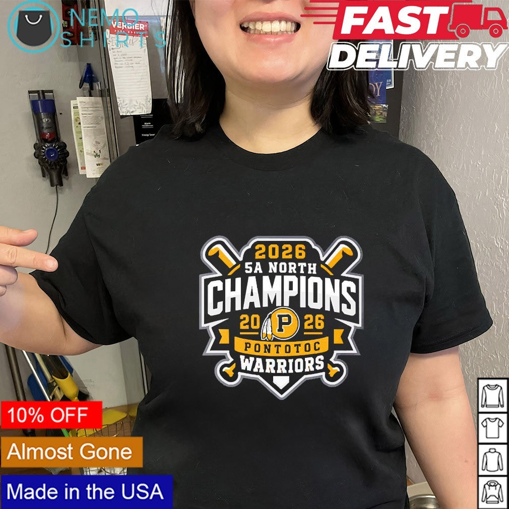 Pontotoc Warriors 2026 5A North Half Champions shirt