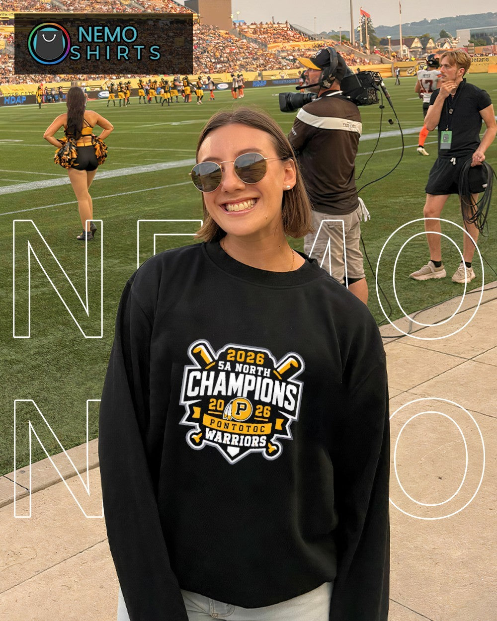 Pontotoc Warriors 2026 5A North Half Champions shirt