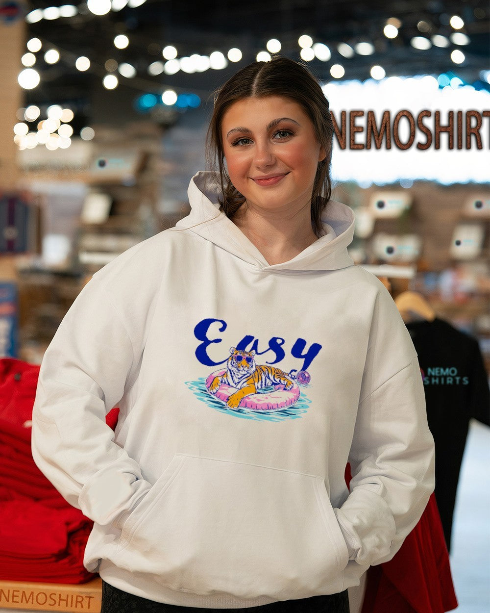 Pool tiger summer easy funny shirt