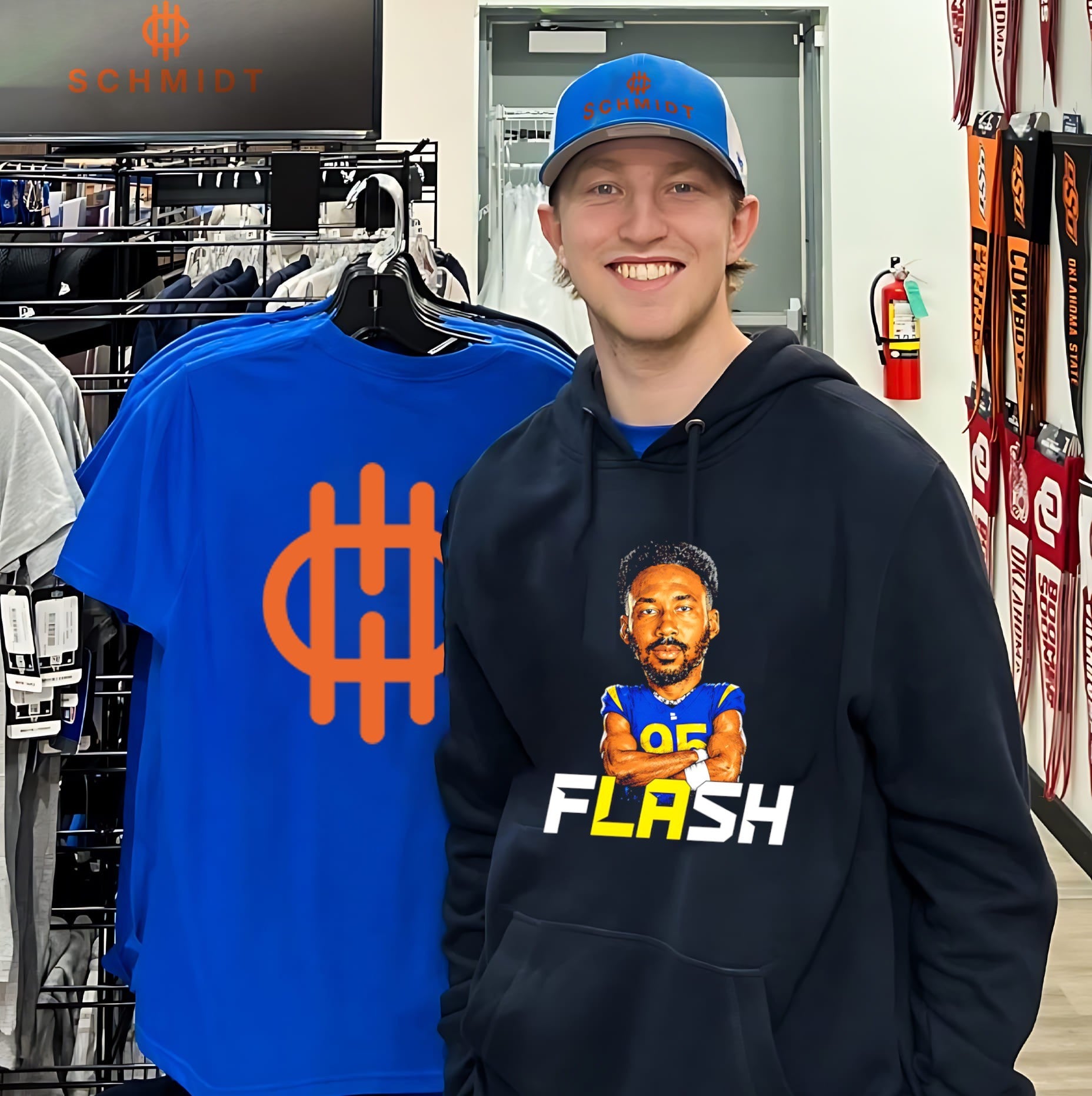 Poona Ford Los Angeles Rams Flash shirt