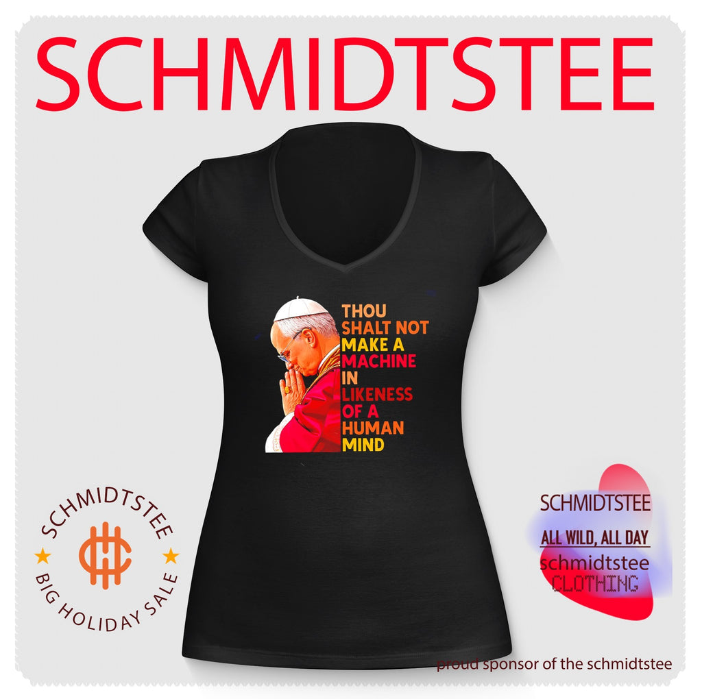 Pope Leo XIV thou shalt not make a machine in likeness of a human mind shirt