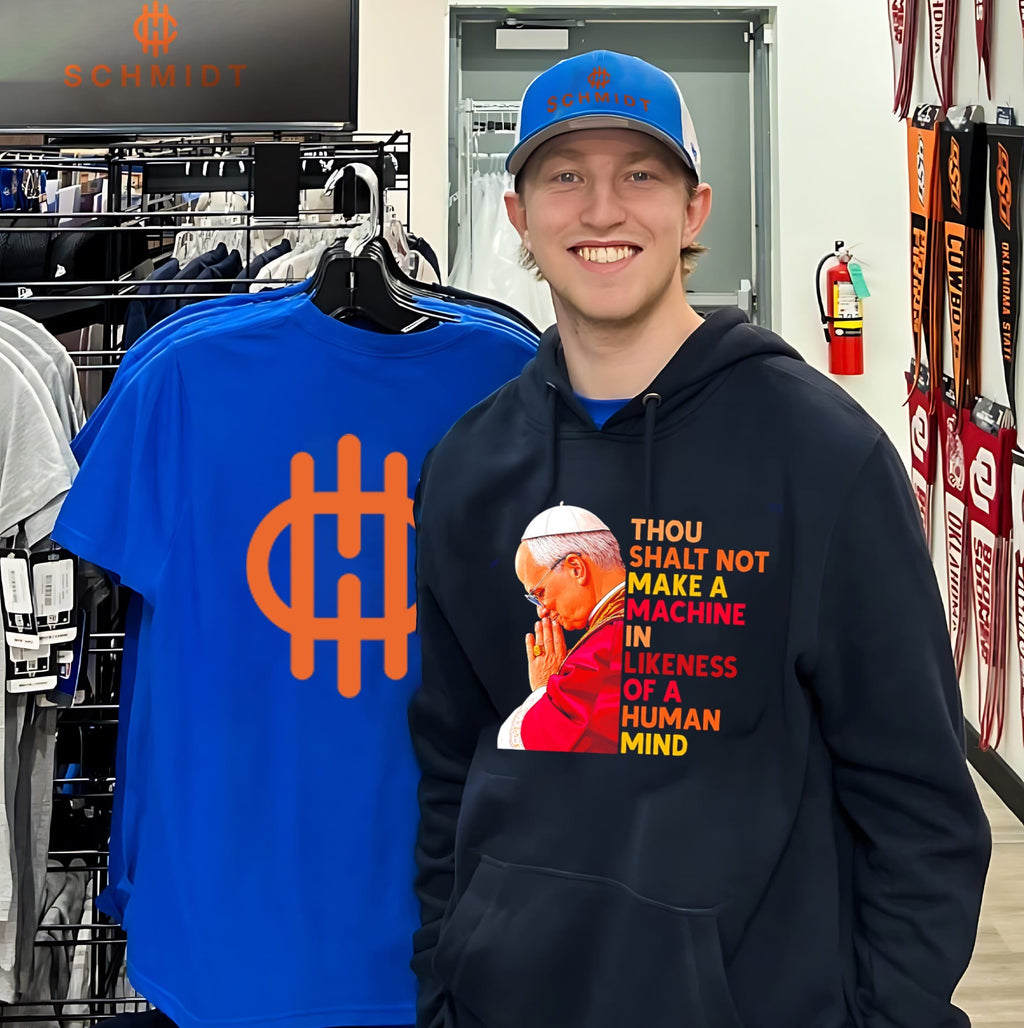 Pope Leo XIV thou shalt not make a machine in likeness of a human mind shirt