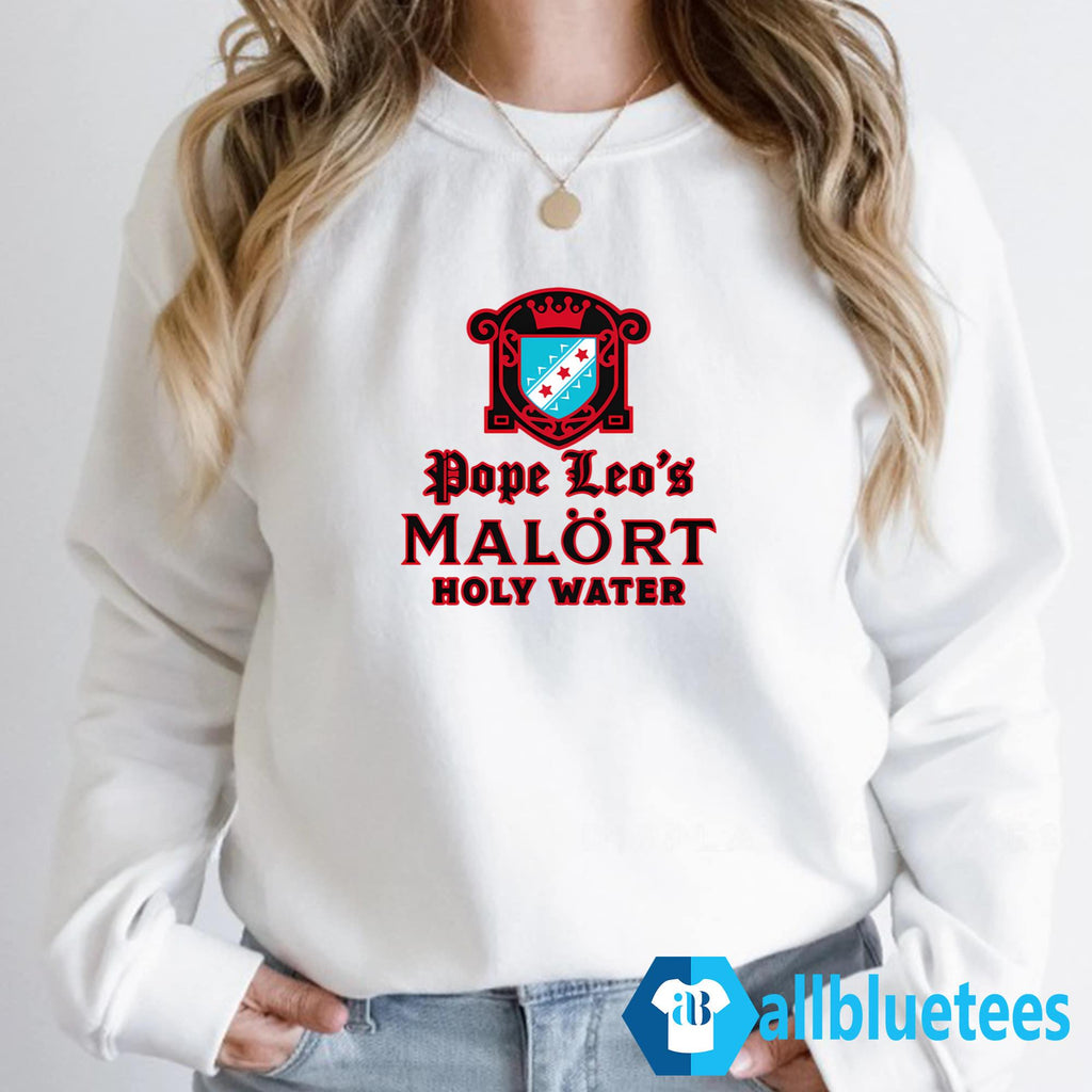 Pope Leo’s MALÖRT Holy Water Shirt