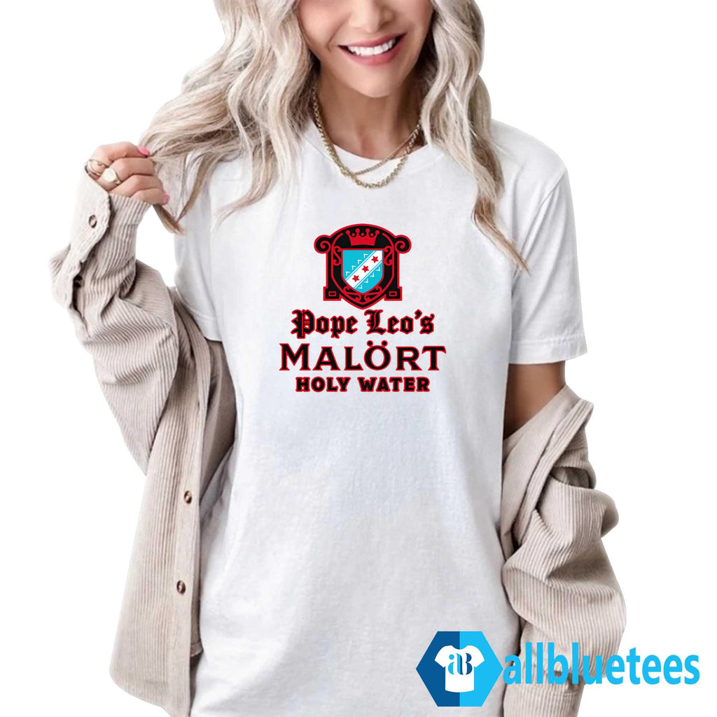 Pope Leo’s MALÖRT Holy Water Shirt