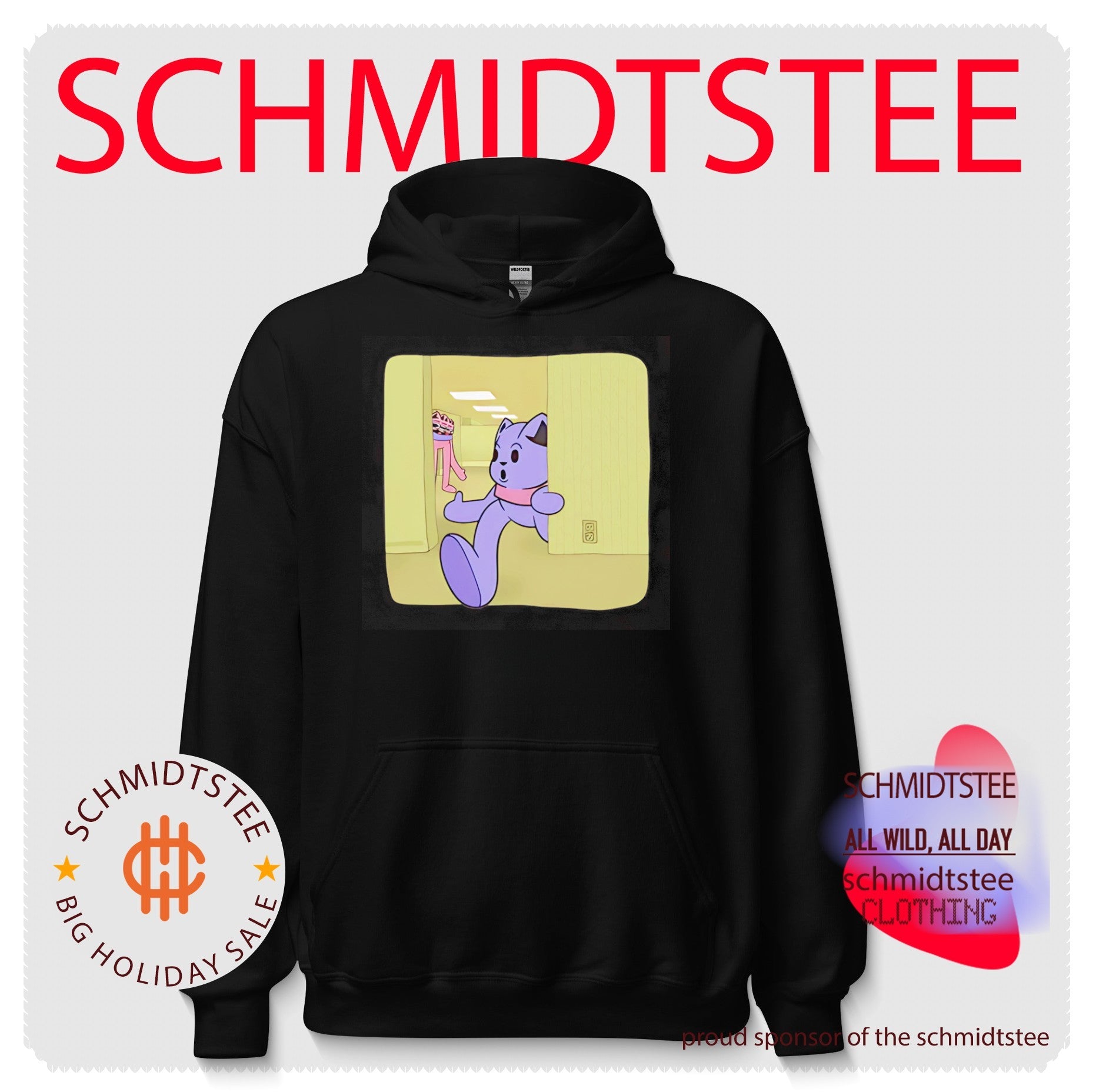 Poppy Playtime Catnap in The Backroom meme shirt