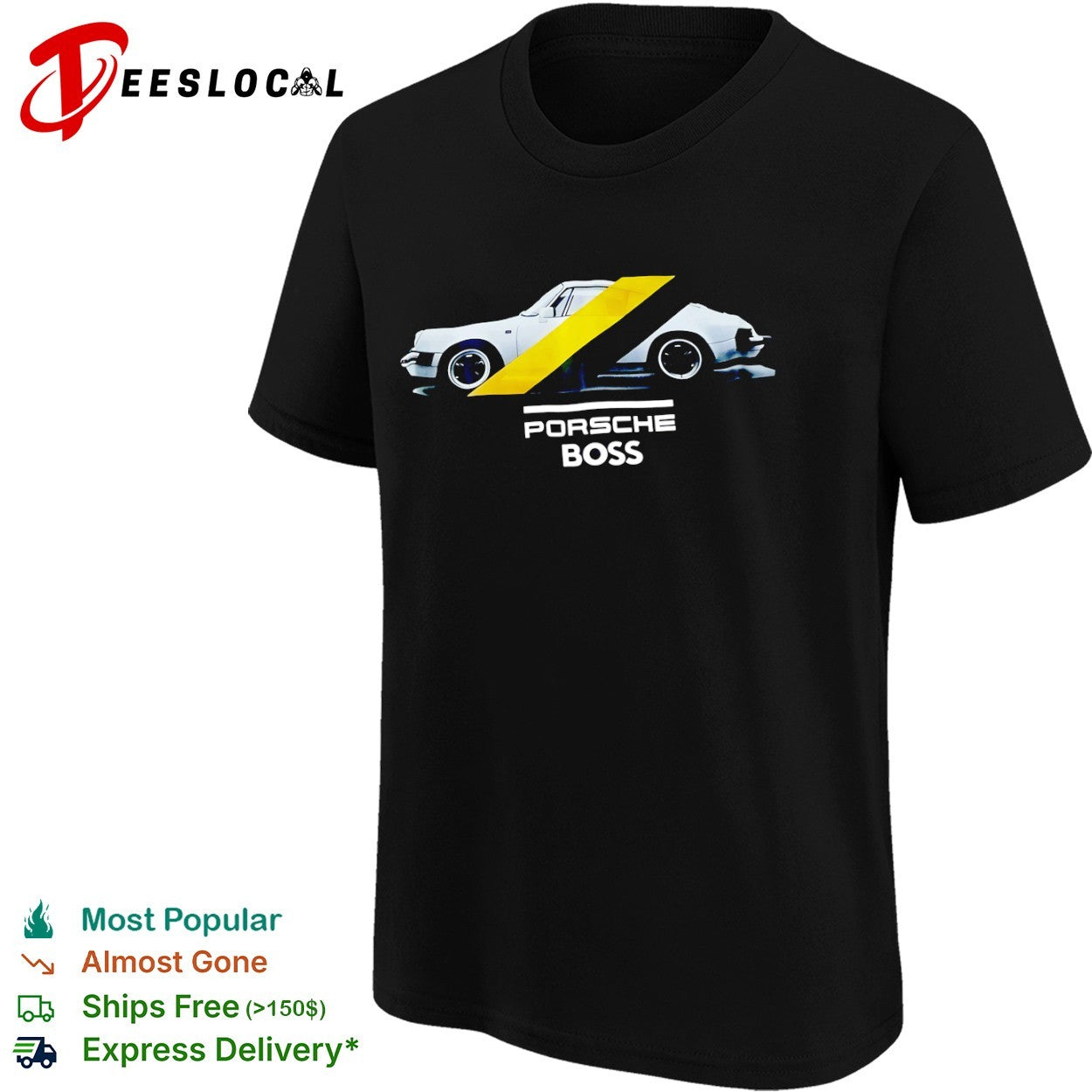 Porsche Boss 911 Car Retro Sportscar Speed Racing shirt