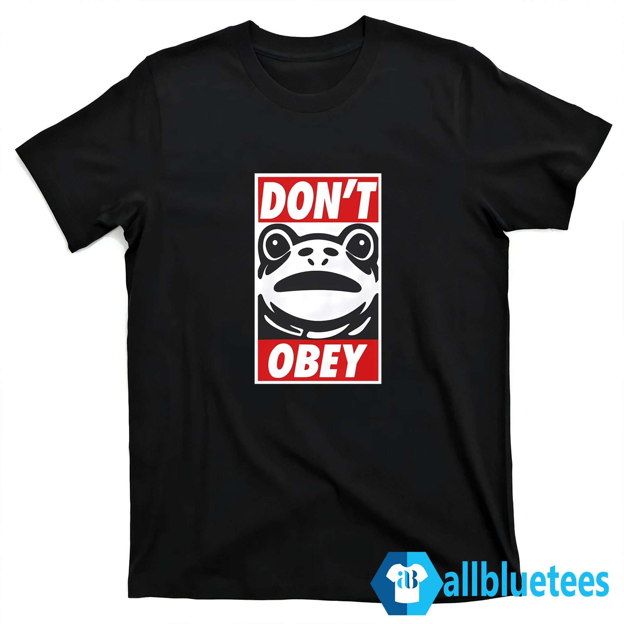 Portland Frog Don’t Obey Shirt