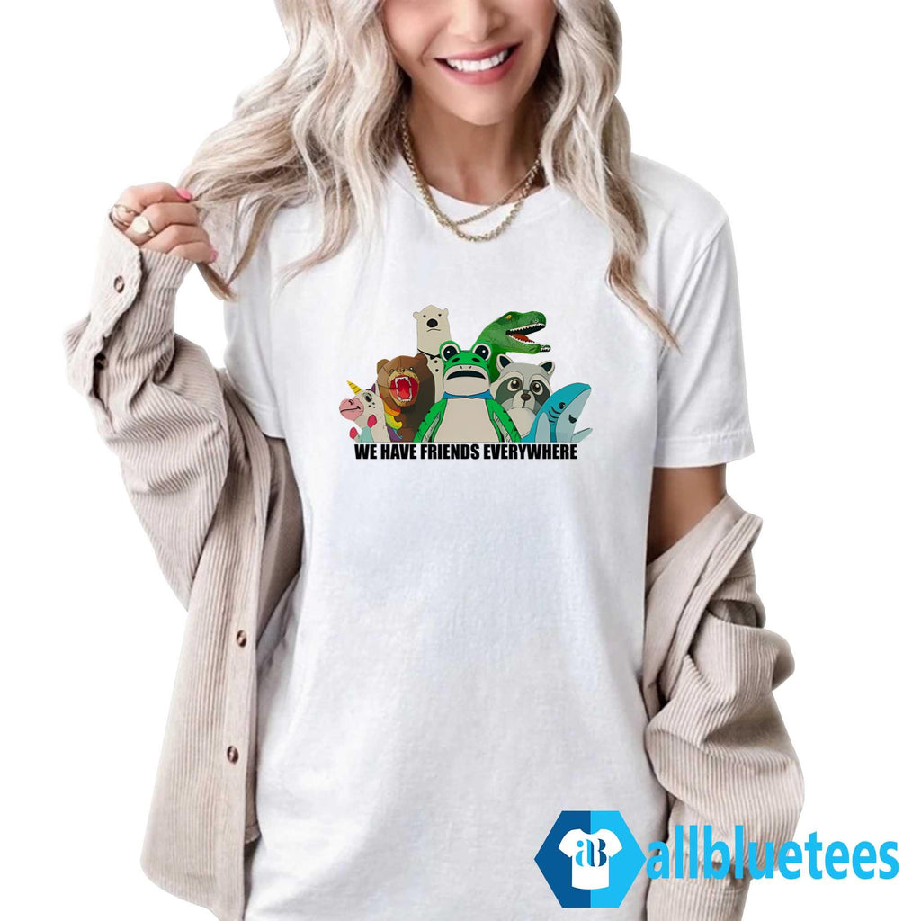 Portland Frog We Have Friends Everywhere Shirt