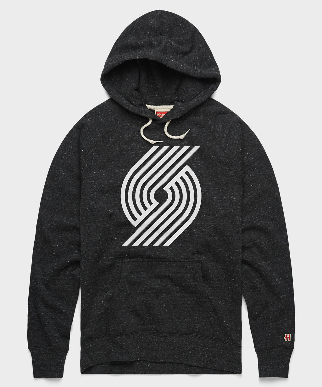 Portland Trail Blazers Blacktop Logo Hoodie